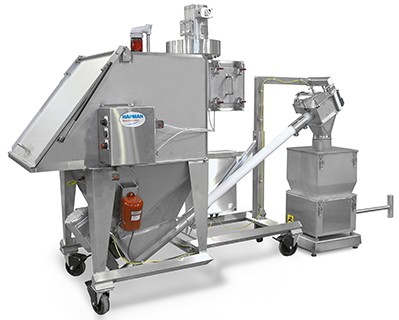 Bag Dump Station, Portable Helix, gravimetric feeder